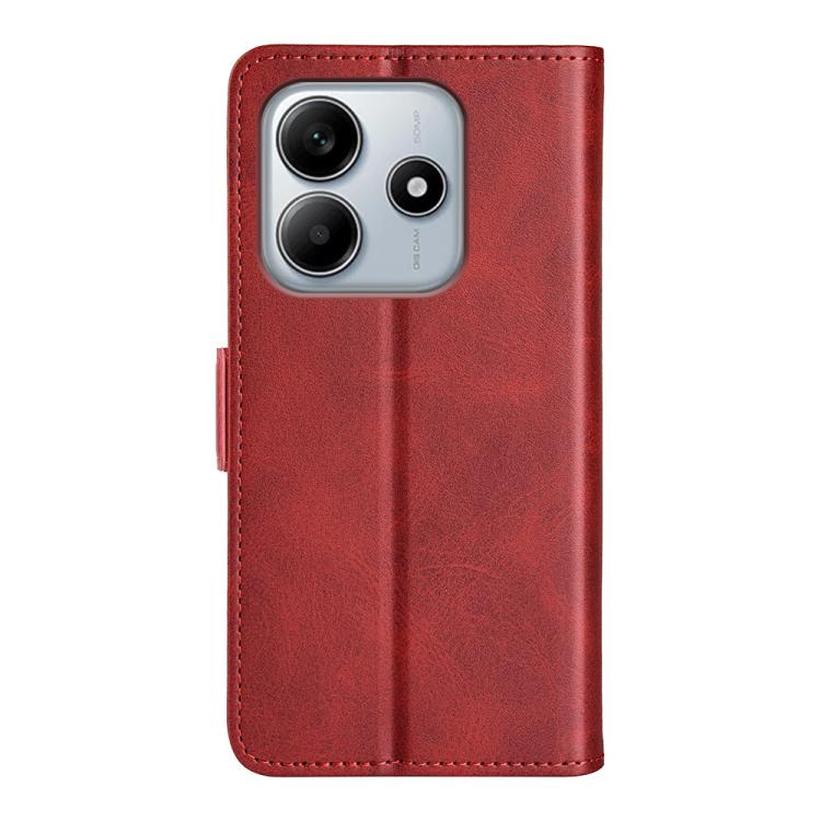 For Xiaomi Redmi Note 14 5G Dual-side Magnetic Buckle Horizontal Flip Leather Phone Case