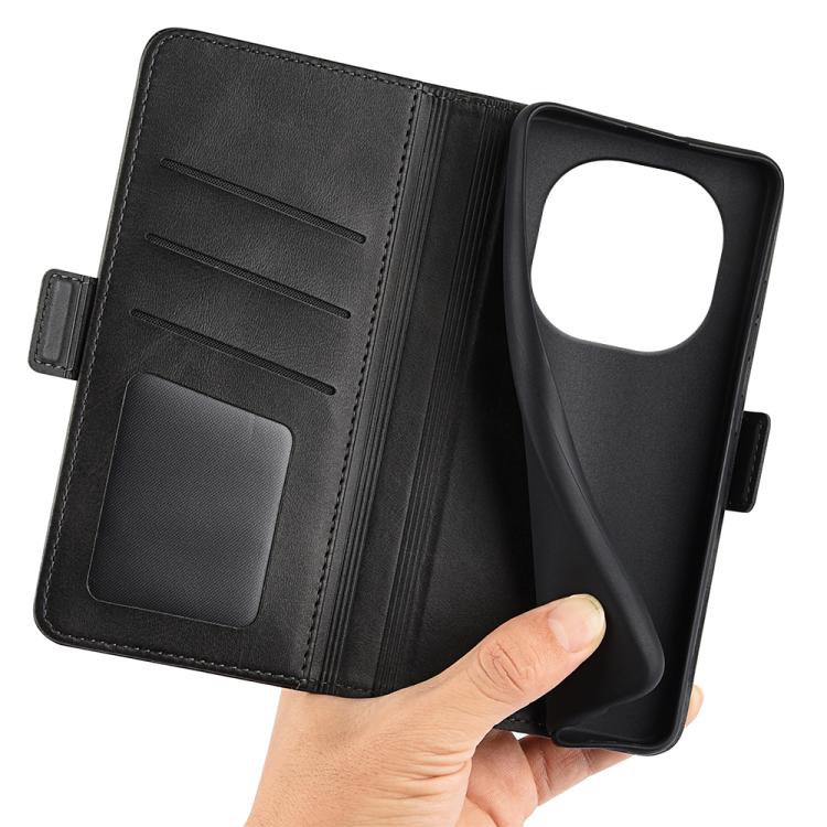 For Xiaomi Redmi Note 14 Pro 5G Dual-side Magnetic Buckle Horizontal Flip Leather Phone Case