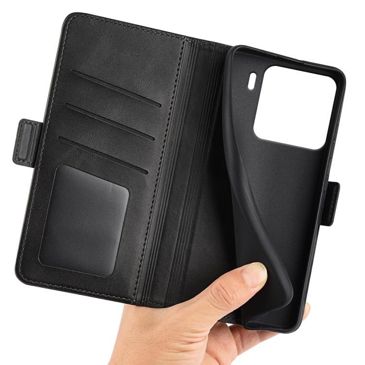 For Xiaomi 15 Dual-side Magnetic Buckle Horizontal Flip Leather Phone Case