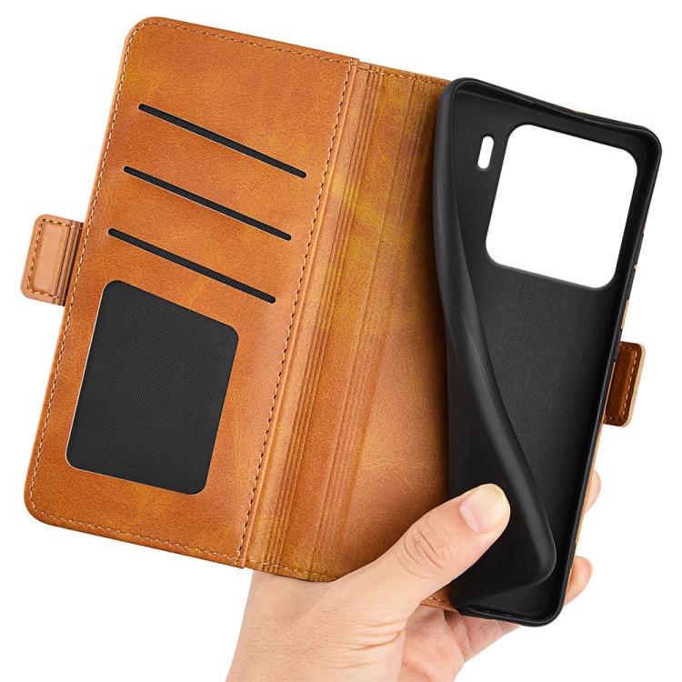 For Xiaomi 15 Dual-side Magnetic Buckle Horizontal Flip Leather Phone Case