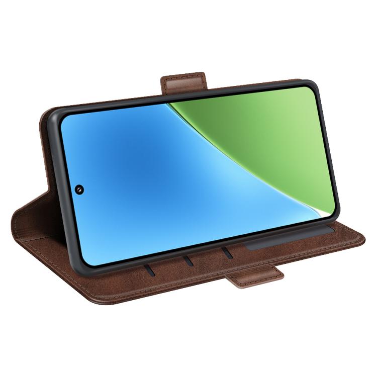 For Xiaomi 15 Dual-side Magnetic Buckle Horizontal Flip Leather Phone Case