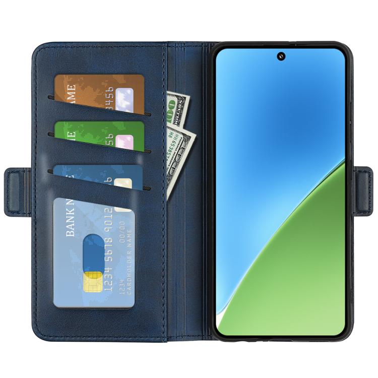 For Xiaomi 15 Dual-side Magnetic Buckle Horizontal Flip Leather Phone Case