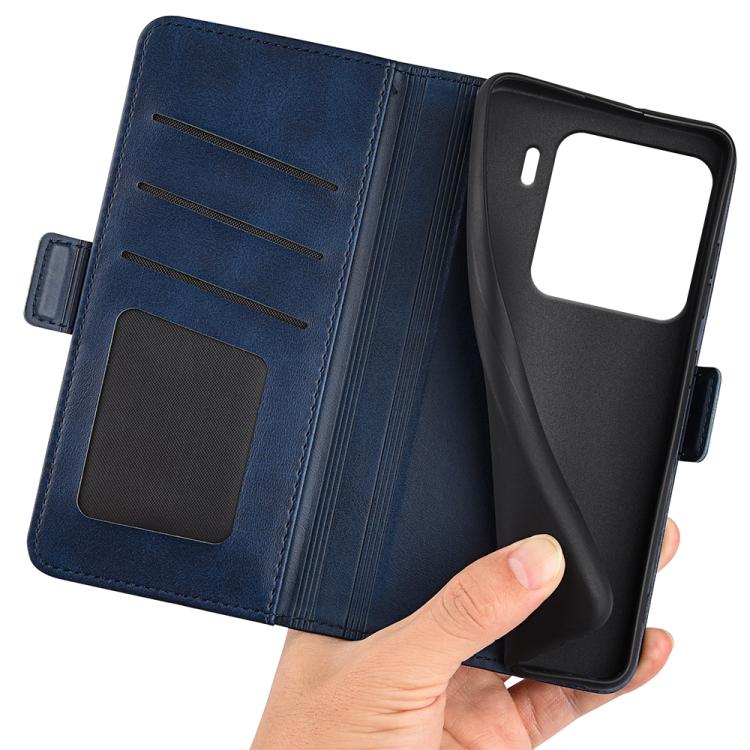 For Xiaomi 15 Dual-side Magnetic Buckle Horizontal Flip Leather Phone Case