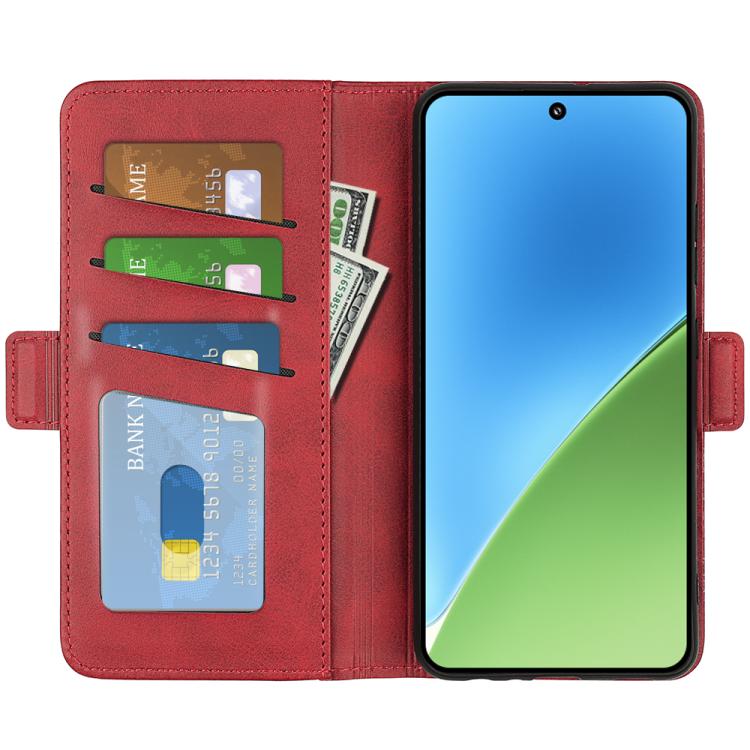 For Xiaomi 15 Dual-side Magnetic Buckle Horizontal Flip Leather Phone Case