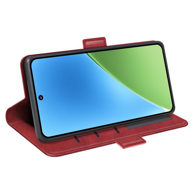 For Xiaomi 15 Dual-side Magnetic Buckle Horizontal Flip Leather Phone Case