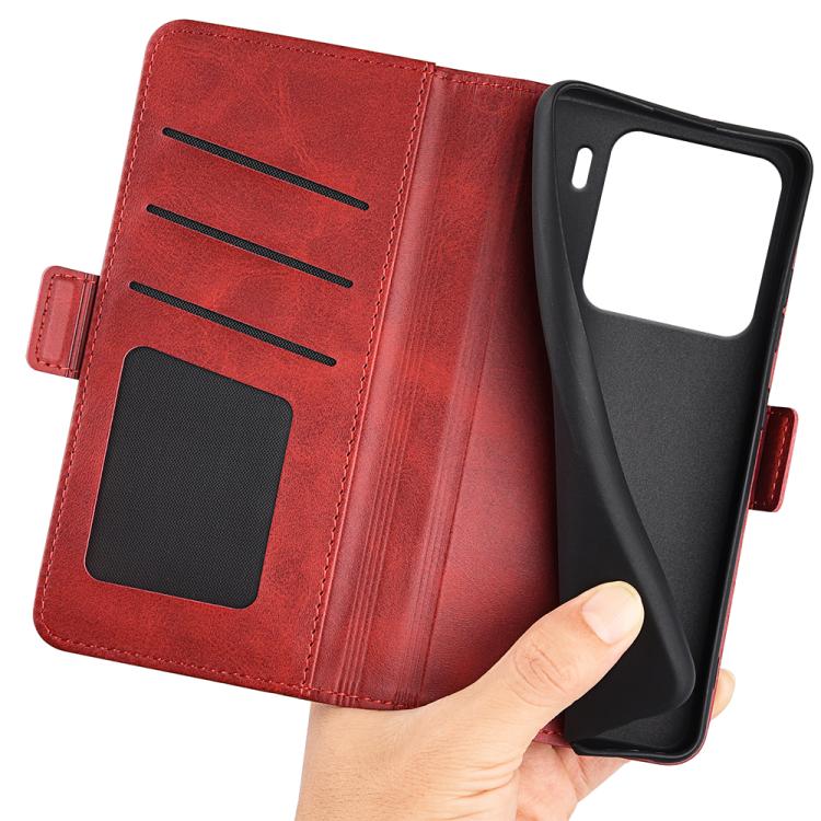 For Xiaomi 15 Dual-side Magnetic Buckle Horizontal Flip Leather Phone Case