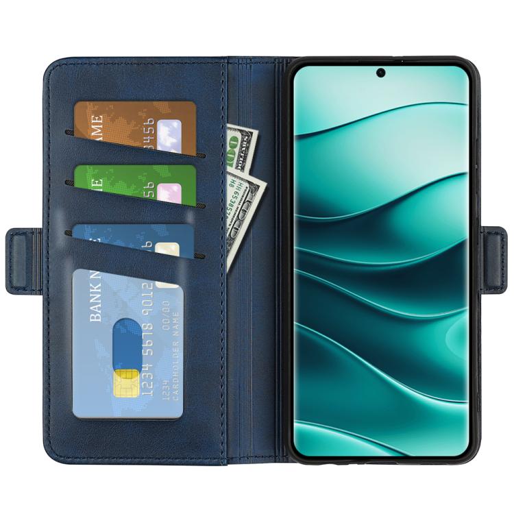 For Xiaomi Redmi Note 14 Pro+ Dual-side Magnetic Buckle Horizontal Flip Leather Phone Case