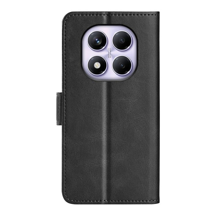 For Redmi Note 14 Pro 4G Dual-side Magnetic Buckle Horizontal Flip Leather Phone Case