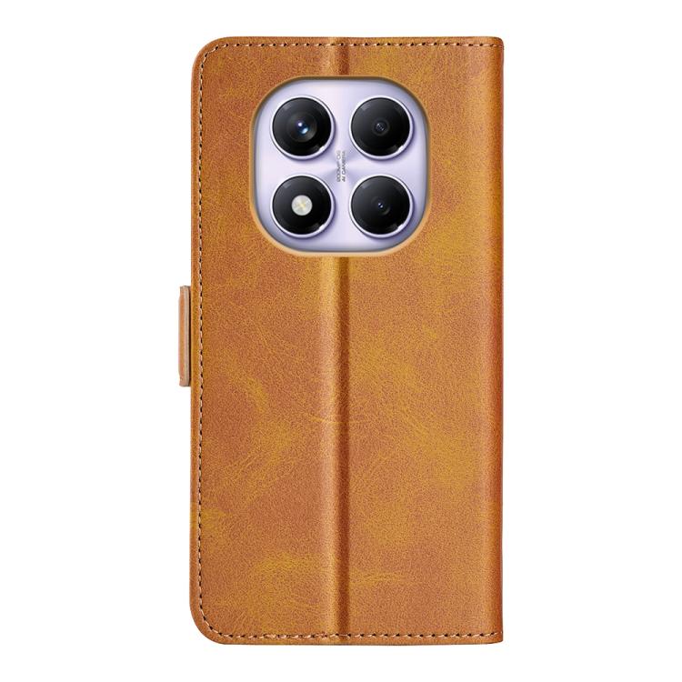 For Redmi Note 14 Pro 4G Dual-side Magnetic Buckle Horizontal Flip Leather Phone Case