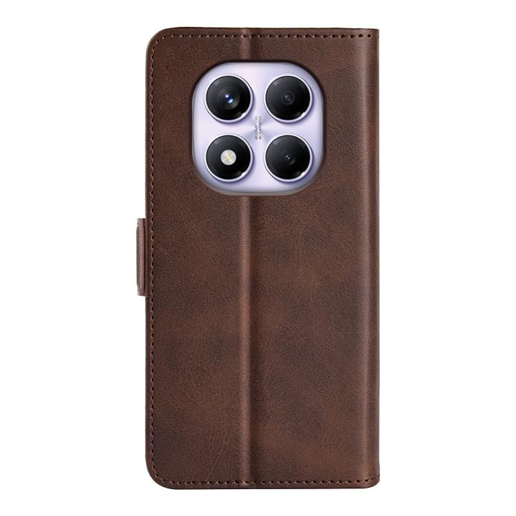 For Redmi Note 14 Pro 4G Dual-side Magnetic Buckle Horizontal Flip Leather Phone Case