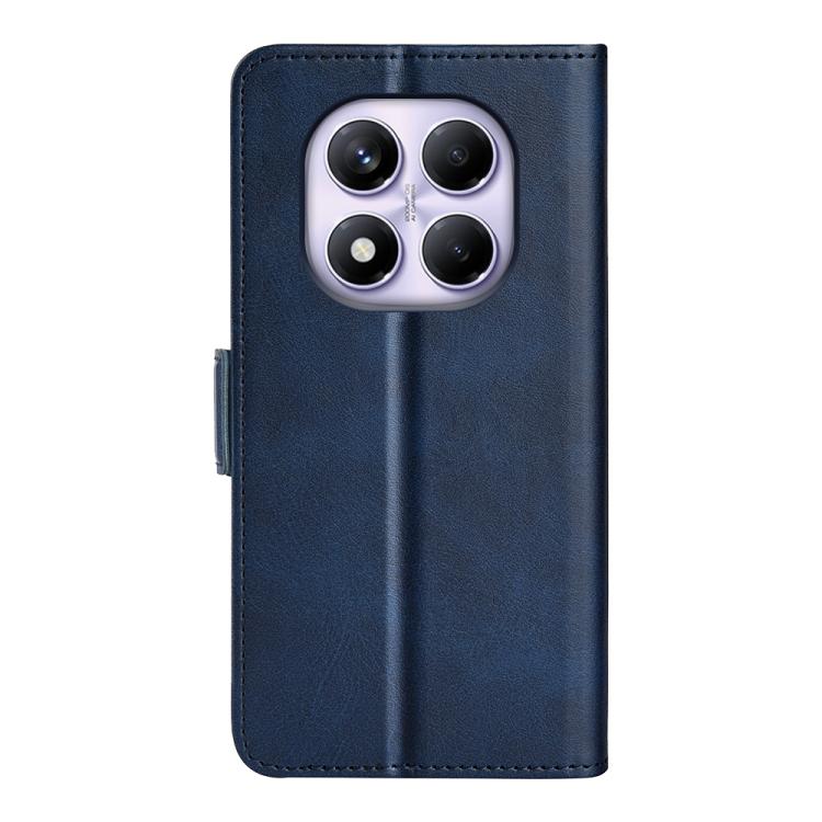 For Redmi Note 14 Pro 4G Dual-side Magnetic Buckle Horizontal Flip Leather Phone Case
