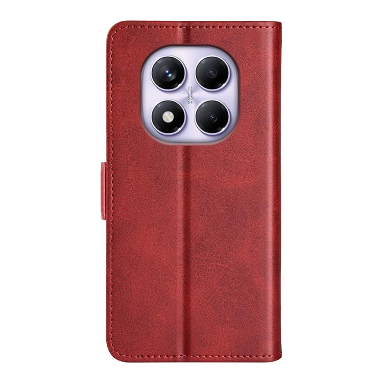 For Redmi Note 14 Pro 4G Dual-side Magnetic Buckle Horizontal Flip Leather Phone Case
