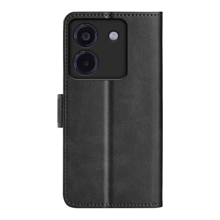 For Xiaomi Poco M7 Pro 5G Dual-side Magnetic Buckle Horizontal Flip Leather Phone Case