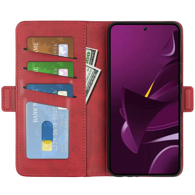 For Xiaomi Poco M7 Pro 5G Dual-side Magnetic Buckle Horizontal Flip Leather Phone Case