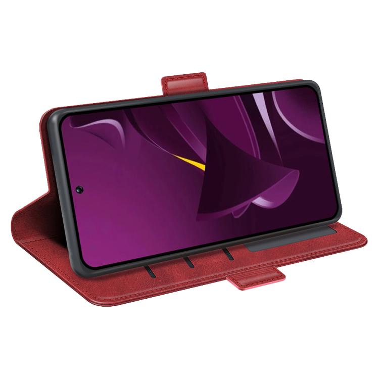 For Xiaomi Poco M7 Pro 5G Dual-side Magnetic Buckle Horizontal Flip Leather Phone Case