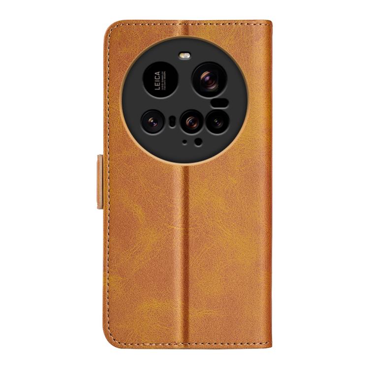 For Xiaomi 15 Ultra Dual-side Magnetic Buckle Horizontal Flip Leather Phone Case