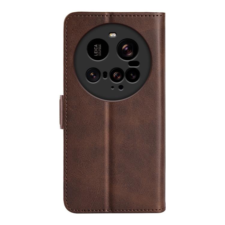 For Xiaomi 15 Ultra Dual-side Magnetic Buckle Horizontal Flip Leather Phone Case