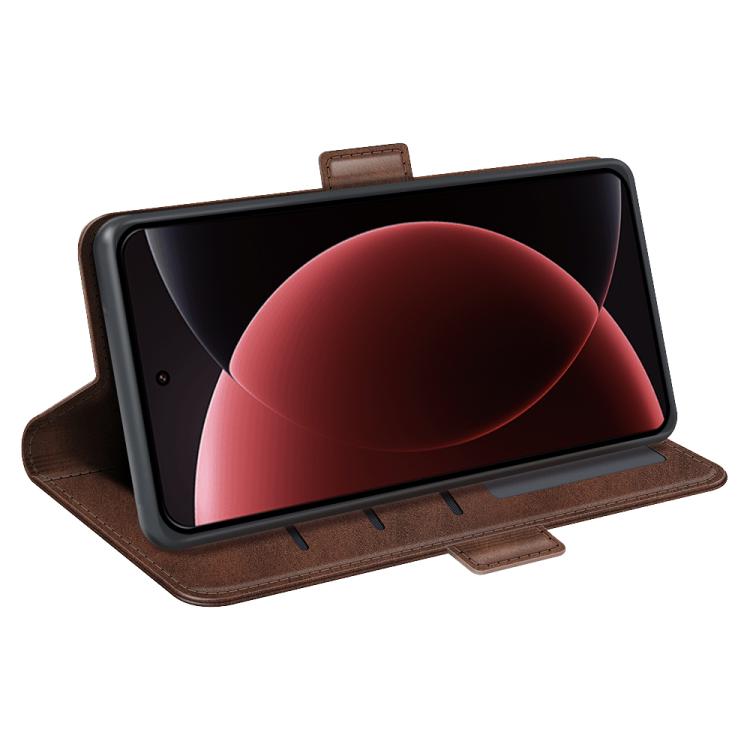 For Xiaomi 15 Ultra Dual-side Magnetic Buckle Horizontal Flip Leather Phone Case