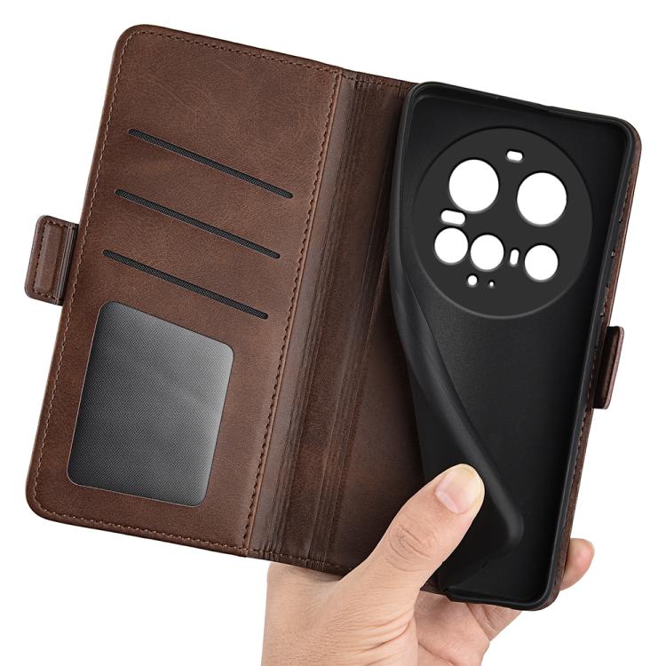 For Xiaomi 15 Ultra Dual-side Magnetic Buckle Horizontal Flip Leather Phone Case