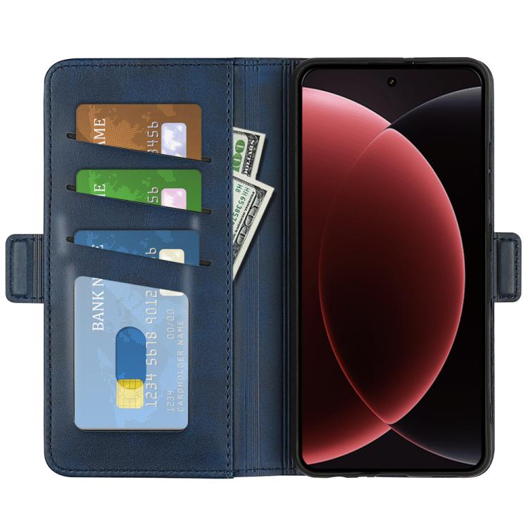 For Xiaomi 15 Ultra Dual-side Magnetic Buckle Horizontal Flip Leather Phone Case