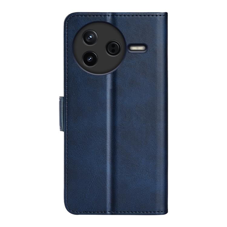 For Redmi K80 / Poco F7 Pro Dual-side Magnetic Buckle Horizontal Flip Leather Phone Case