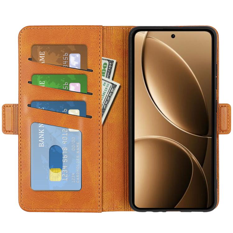 For Redmi K80 Pro / Poco F7 Ultra Dual-side Magnetic Buckle Horizontal Flip Leather Phone Case