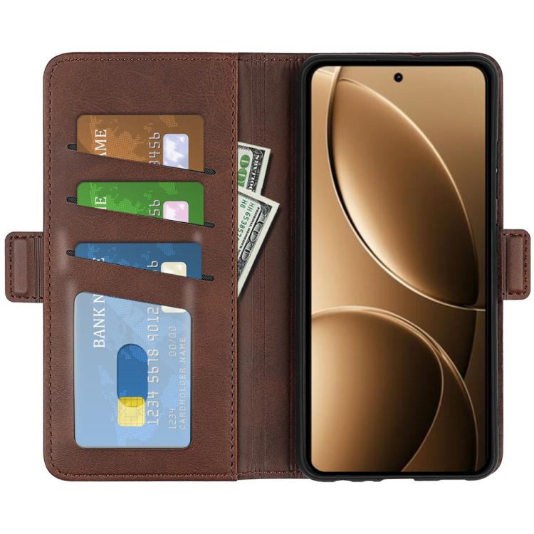 For Redmi K80 Pro / Poco F7 Ultra Dual-side Magnetic Buckle Horizontal Flip Leather Phone Case
