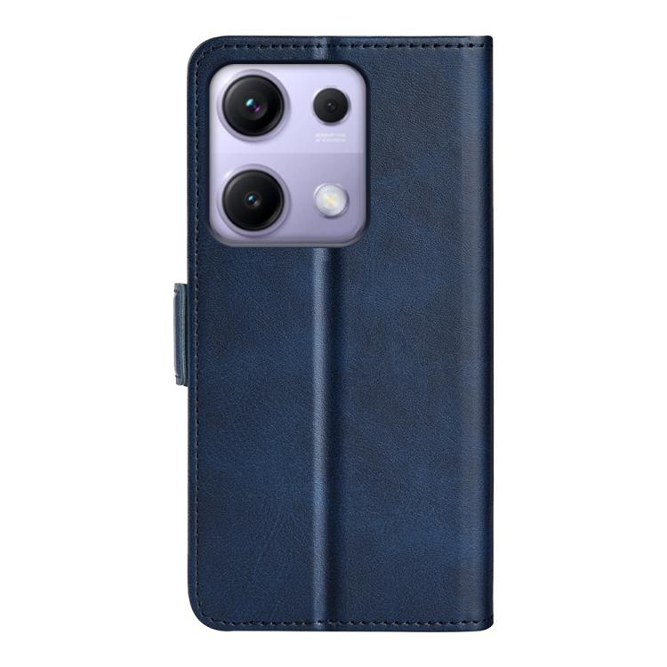 For Redmi Note 14S 4G Dual-side Magnetic Buckle Horizontal Flip Leather Phone Case