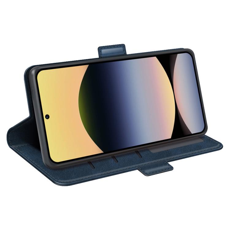 For Redmi Note 14S 4G Dual-side Magnetic Buckle Horizontal Flip Leather Phone Case