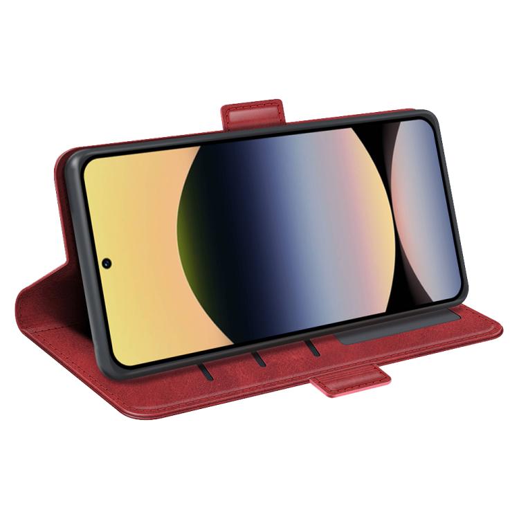 For Redmi Note 14S 4G Dual-side Magnetic Buckle Horizontal Flip Leather Phone Case