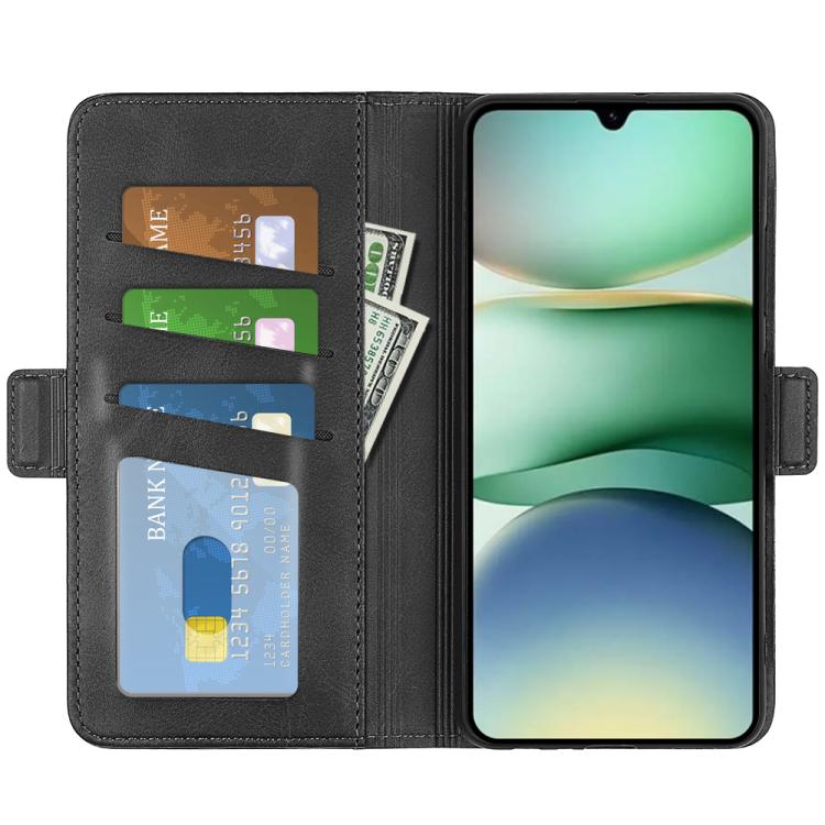 For Redmi A5 4G 173.3mm Dual-side Magnetic Buckle Horizontal Flip Leather Phone Case