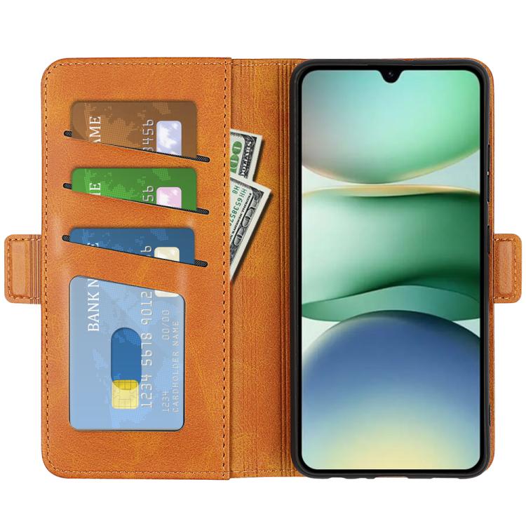 For Redmi A5 4G 173.3mm Dual-side Magnetic Buckle Horizontal Flip Leather Phone Case