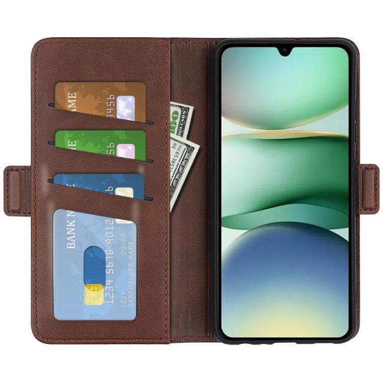 For Redmi A5 4G 173.3mm Dual-side Magnetic Buckle Horizontal Flip Leather Phone Case