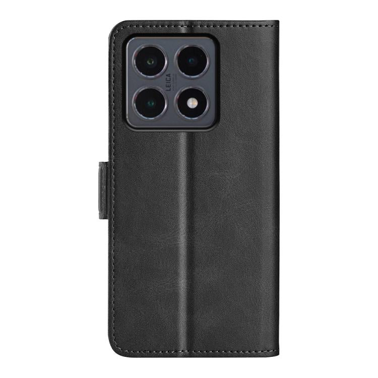 For Xiaomi 15T Dual-side Magnetic Buckle Horizontal Flip Leather Phone Case