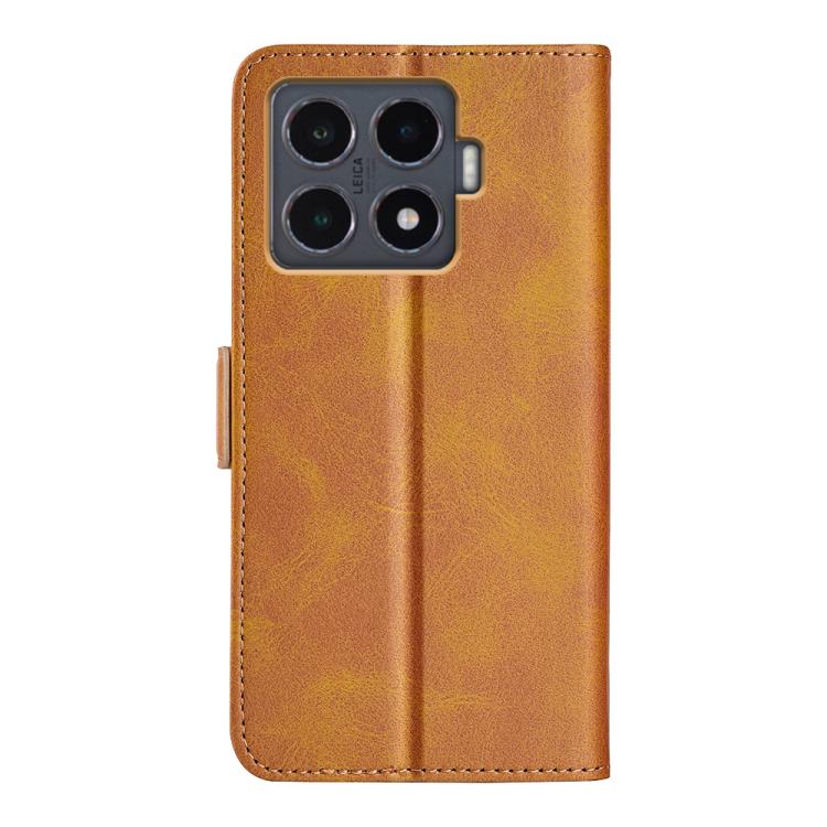 For Xiaomi 15T Pro Dual-side Magnetic Buckle Horizontal Flip Leather Phone Case