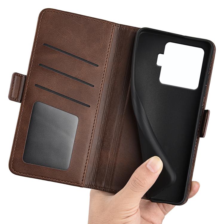 For Xiaomi 15T Pro Dual-side Magnetic Buckle Horizontal Flip Leather Phone Case