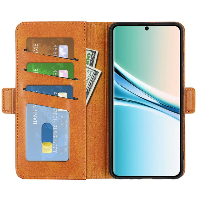 For Redmi Note 15 4G / 5G Global 164mm Dual-side Magnetic Buckle Horizontal Flip Leather Phone Case