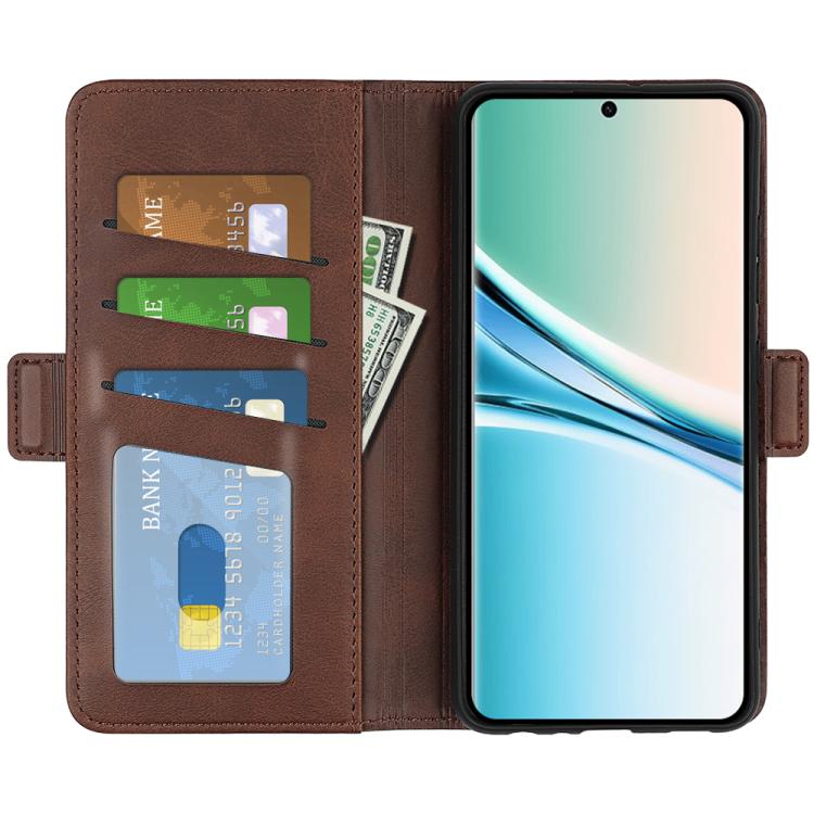 For Redmi Note 15 4G / 5G Global 164mm Dual-side Magnetic Buckle Horizontal Flip Leather Phone Case