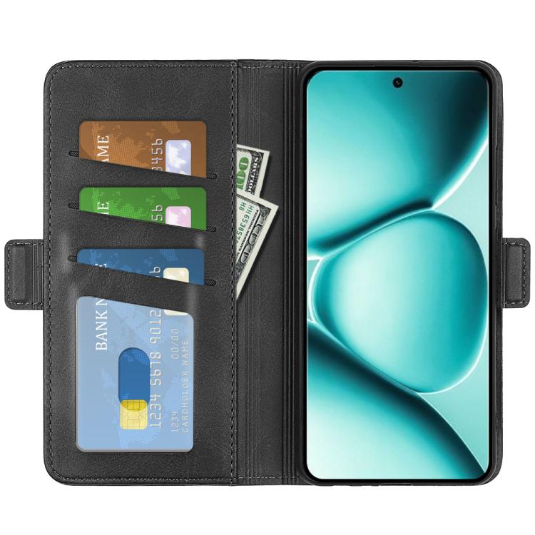 For Redmi Note 15 Pro+ Global 163.3mm Dual-side Magnetic Buckle Horizontal Flip Leather Phone Case