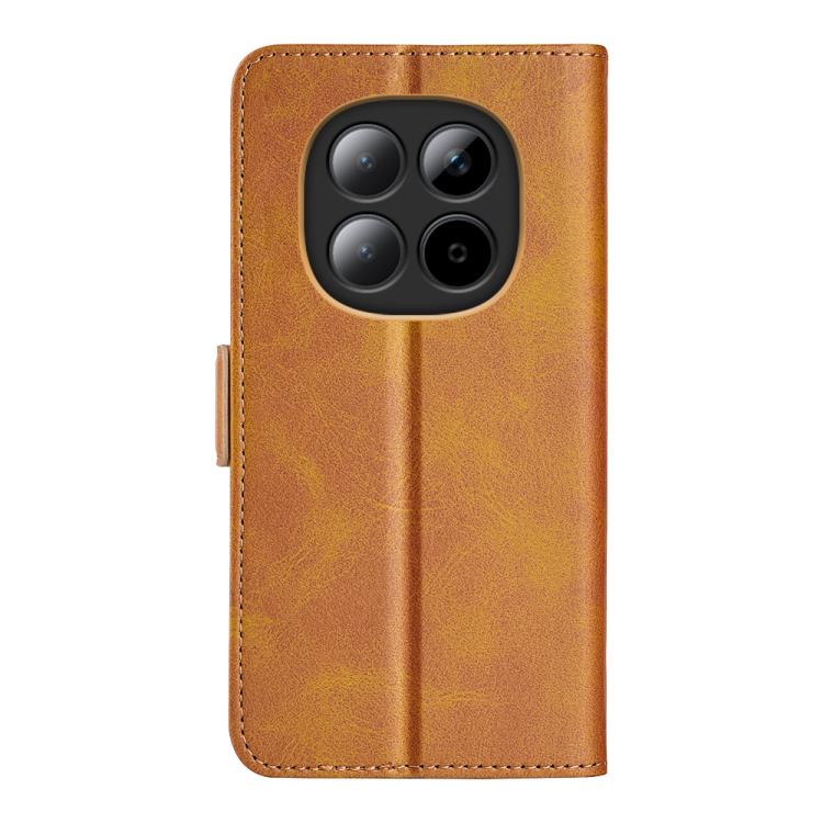 For Redmi Note 15 Pro+ Global 163.3mm Dual-side Magnetic Buckle Horizontal Flip Leather Phone Case
