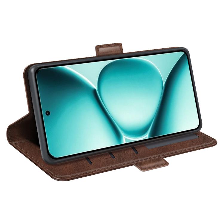 For Redmi Note 15 Pro+ Global 163.3mm Dual-side Magnetic Buckle Horizontal Flip Leather Phone Case
