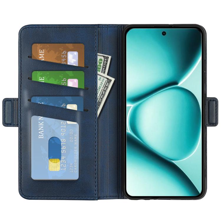 For Redmi Note 15 Pro+ Global 163.3mm Dual-side Magnetic Buckle Horizontal Flip Leather Phone Case