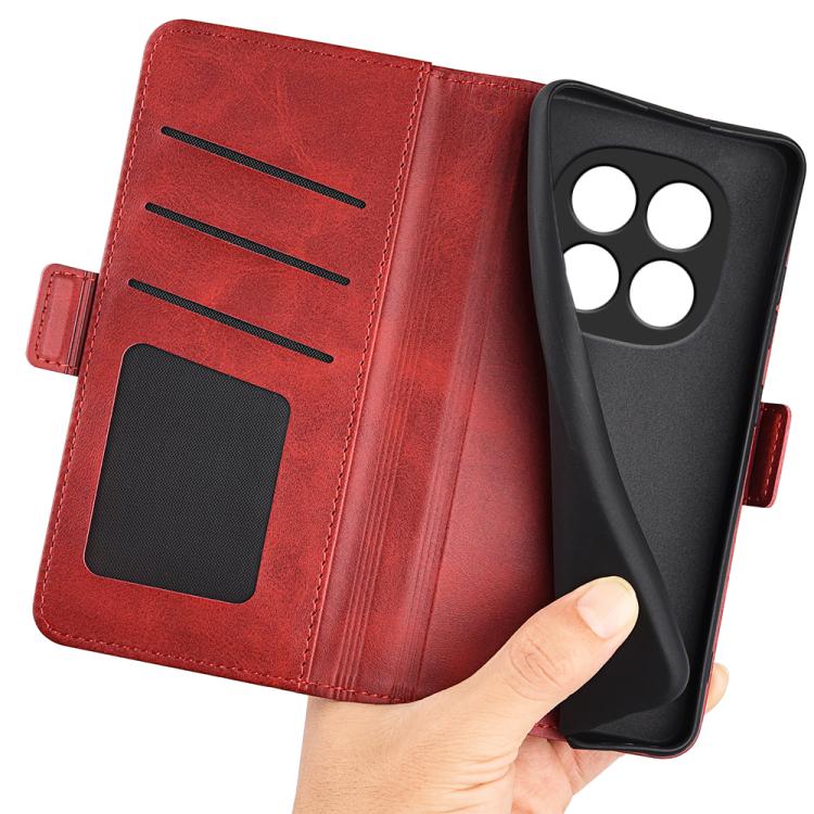 For Redmi Note 15 Pro+ Global 163.3mm Dual-side Magnetic Buckle Horizontal Flip Leather Phone Case