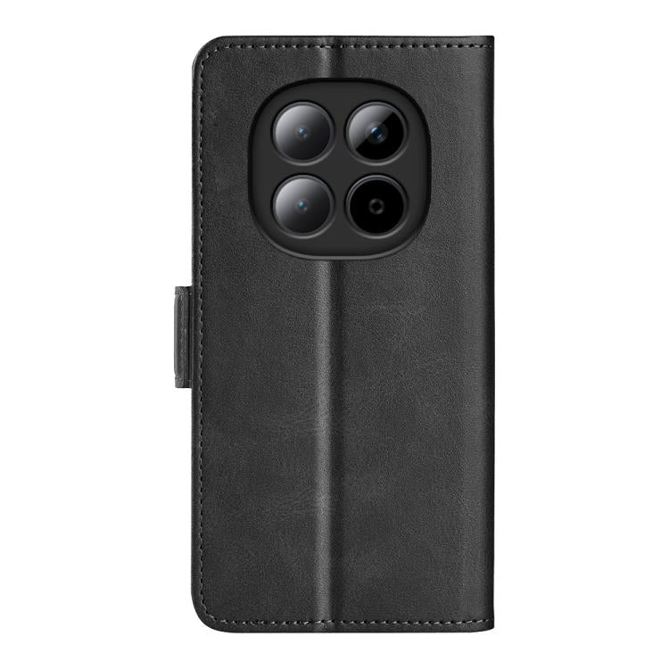 For Redmi Note 15 Pro Global 163.6mm Dual-side Magnetic Buckle Horizontal Flip Leather Phone Case