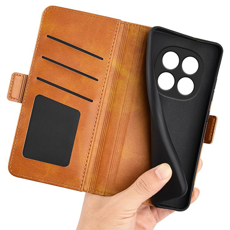 For Redmi Note 15 Pro Global 163.6mm Dual-side Magnetic Buckle Horizontal Flip Leather Phone Case