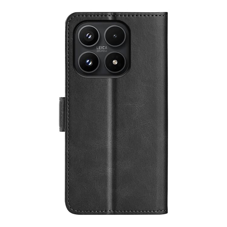 For Xiaomi 17 Dual-side Magnetic Buckle Horizontal Flip Leather Phone Case