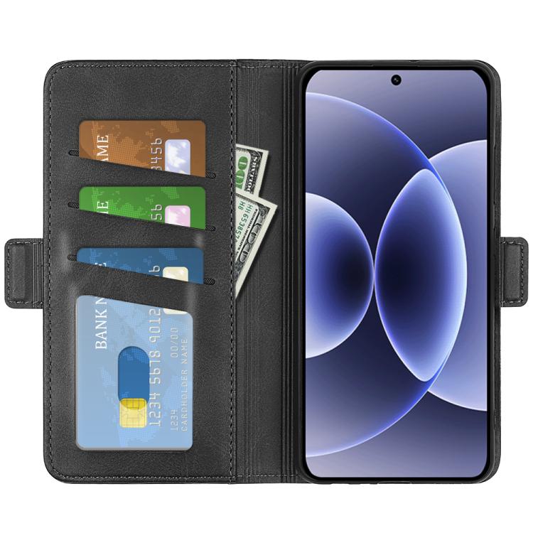 For Xiaomi 17 Dual-side Magnetic Buckle Horizontal Flip Leather Phone Case