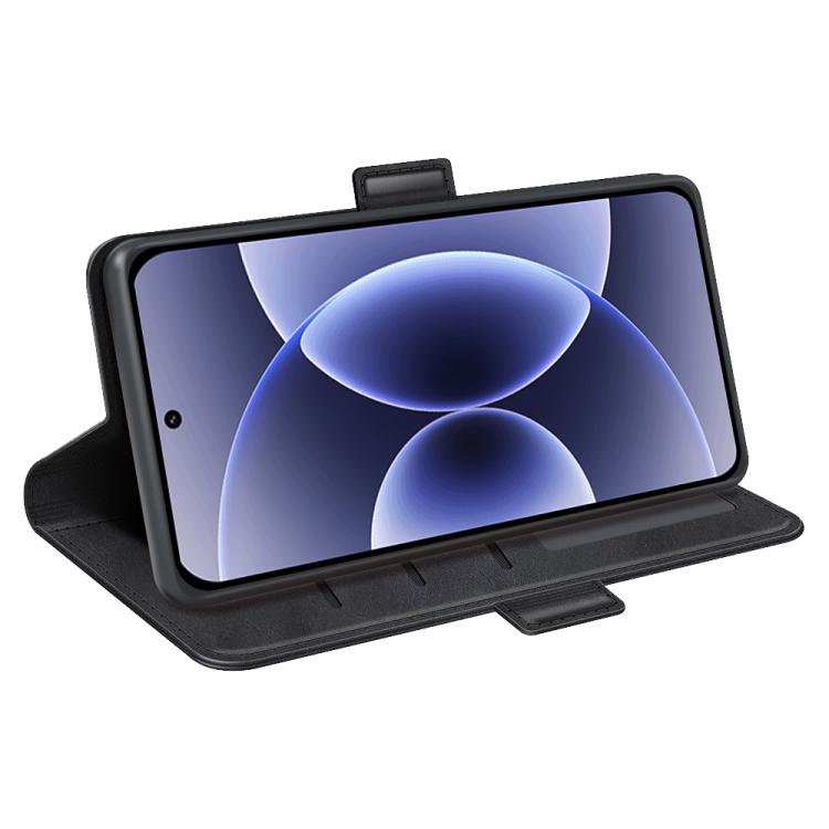 For Xiaomi 17 Dual-side Magnetic Buckle Horizontal Flip Leather Phone Case