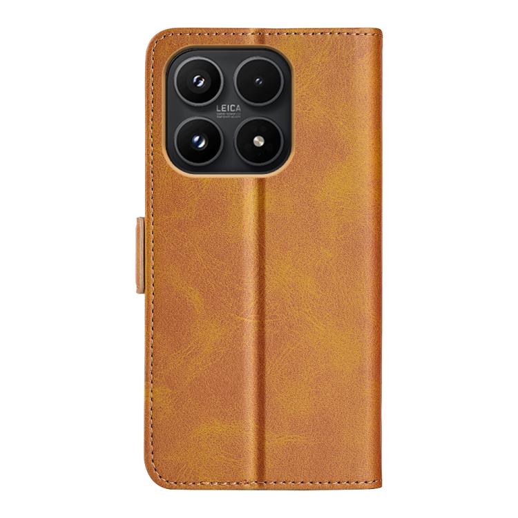 For Xiaomi 17 Dual-side Magnetic Buckle Horizontal Flip Leather Phone Case