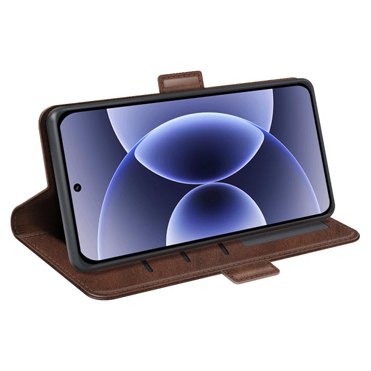 For Xiaomi 17 Dual-side Magnetic Buckle Horizontal Flip Leather Phone Case